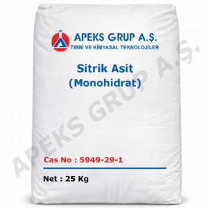 Sitrik Asit Ambalaj - 25 Kg